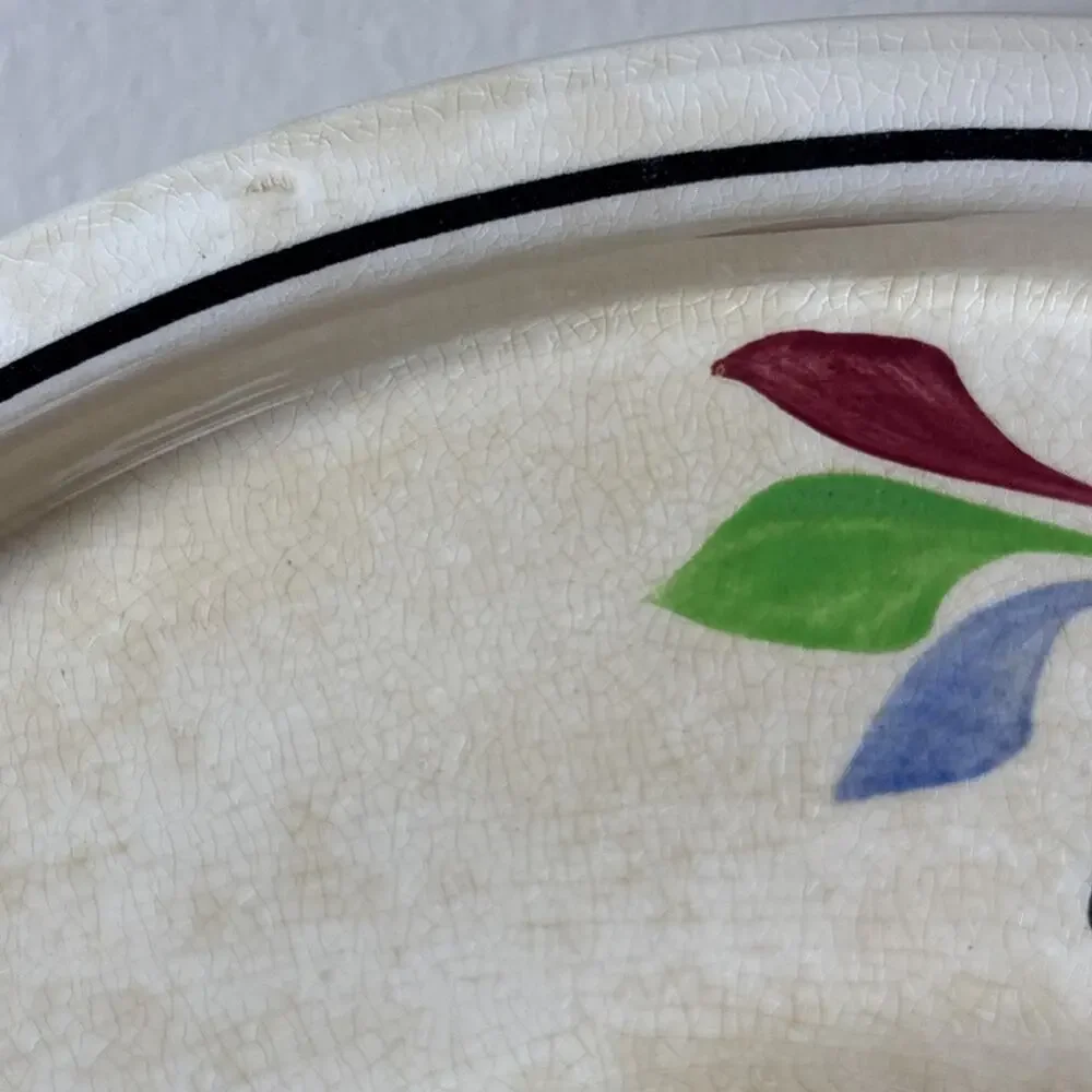Vintage Royal Ovenware Homer Laughlin Mid Century Pottery Serving Dish Plate